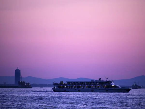 Ferry de passageiros a — Fotografia de Stock