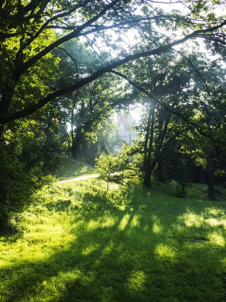 Bir castle park — Stok fotoğraf