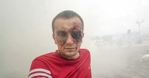 La Croix-Rouge entraîne une attaque terroriste — Photo