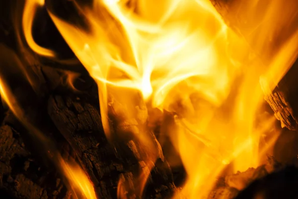 Ogień płomienie tło — Zdjęcie stockowe