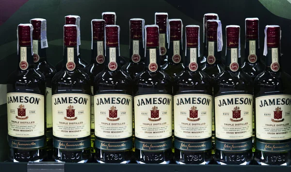 Kiev Ukraine May 2021 Jameson Whiskey Bottles Store Jameson Brand — Stock Photo, Image