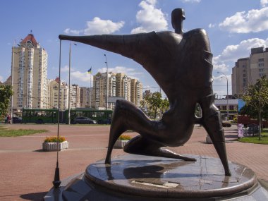 Bölge obolon Modern heykel