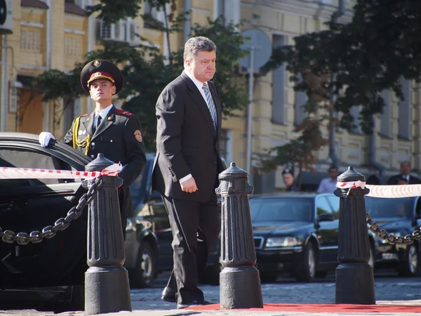 Oficjalna ceremonia podniesienia bandery — Zdjęcie stockowe