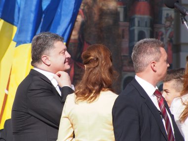 eski devlet başkanı leonid kravchuk, leonid Kuçma ve viktor Yuşçenko