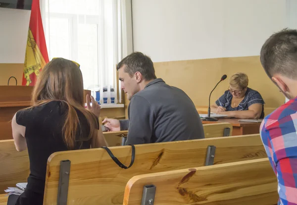 Igor lutsenko im Gerichtssaal — Stockfoto