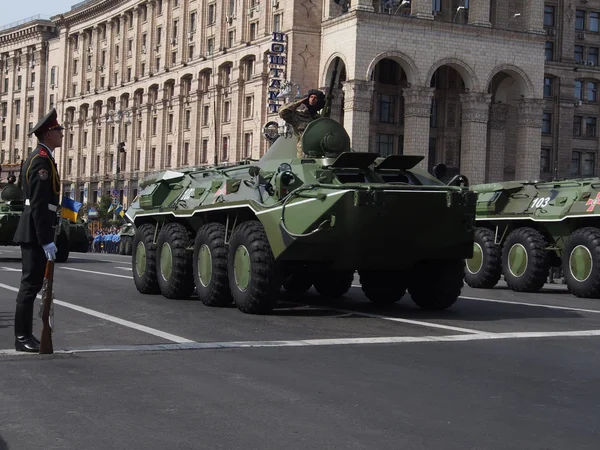 Military parade in Kyiv — Stock Photo, Image