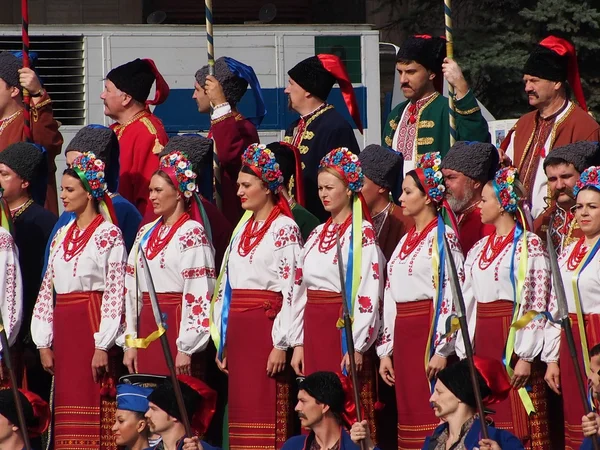 Desfile militar en Kiev — Foto de Stock