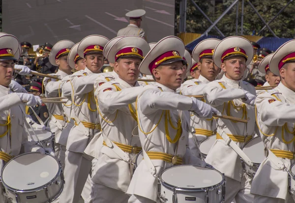 Kiev military parade to mark Independence day — Stock Photo, Image