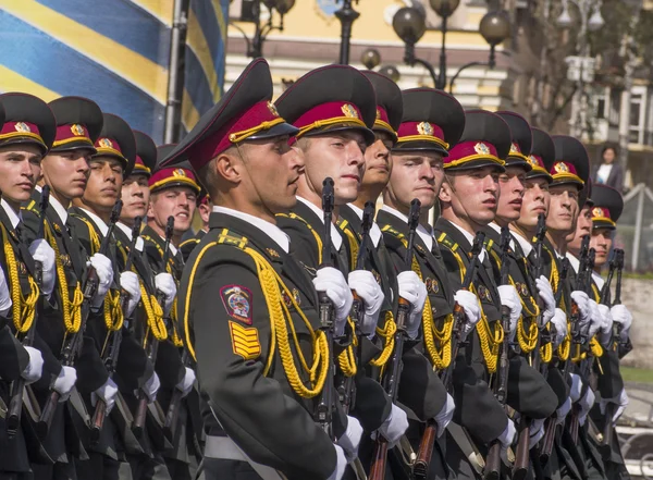 Київський військовий парад з нагоди Дня незалежності — стокове фото