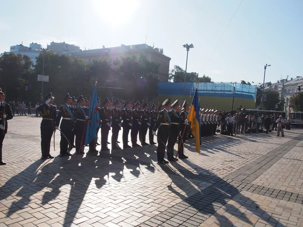 Kiev militärparad att markera självständighetsdagen — Stockfoto