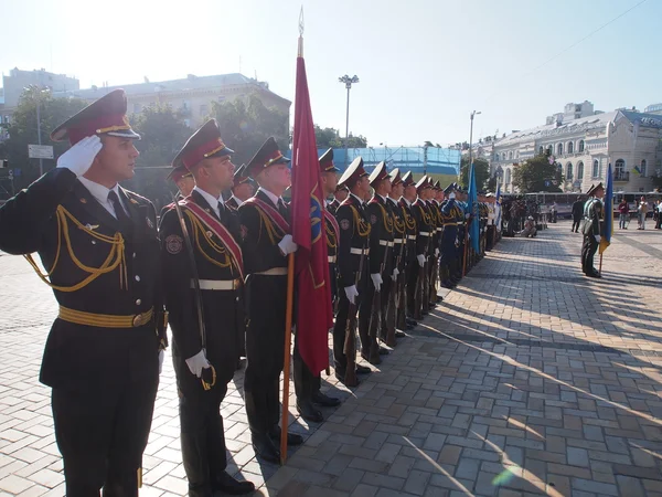 Kiev militærparade for å markere uavhengighetsdagen – stockfoto