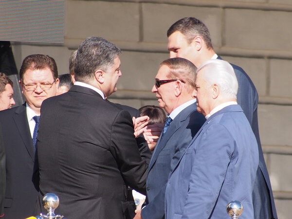 Former Presidents Leonid Kravchuk, Leonid Kuchma and Viktor Yushchenko