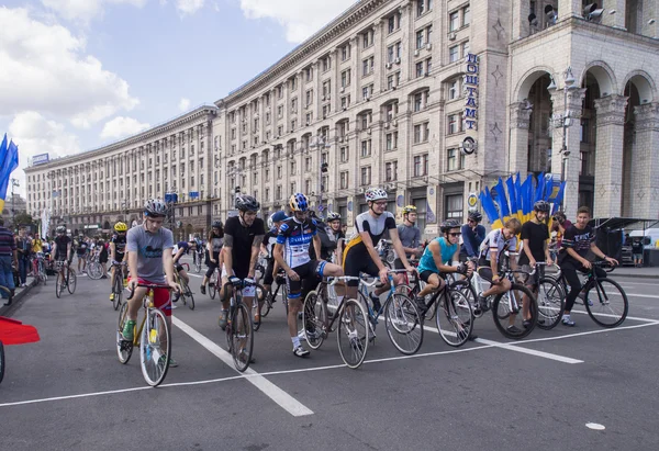 Corsa in bicicletta "Horizon Media Cup " — Foto Stock