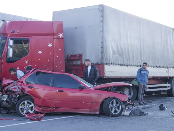 Unfall im Straßenverkehr — Stockfoto