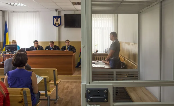 O julgamento dos sequestradores ativista Avtomaydan adiou — Fotografia de Stock