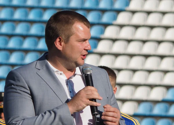 Dmitry Bulatov no jogo de futebol Caridade — Fotografia de Stock