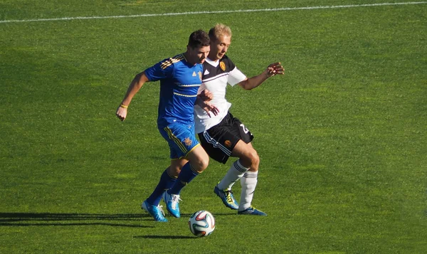 Charity football match at the stadium 