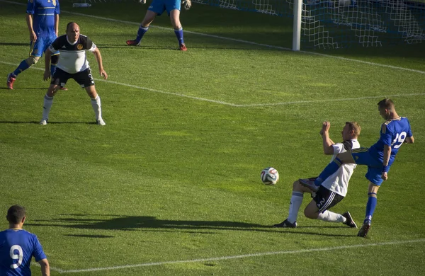 Charity football match at the stadium "Dinamo" Kiev — Stock Photo, Image