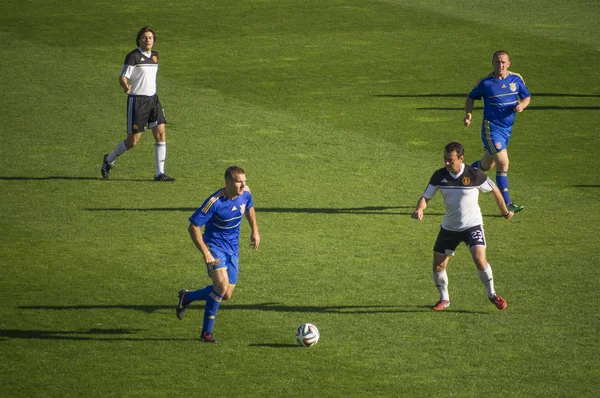 Charity football match at the stadium "Dinamo" Kiev — Stock Photo, Image