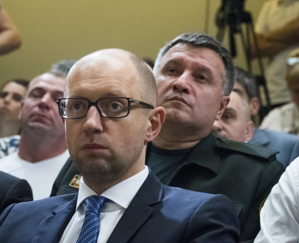 Yatsenyuk y Arsen Avakov —  Fotos de Stock