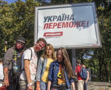 zombi geçit töreninde kyiv