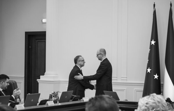 Ian Tombinsky and Yatsenyuk