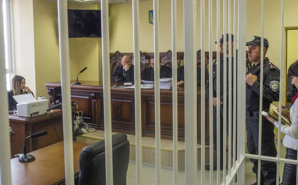 Judicial board on the case of Dmitry Sadovnik — Stock Photo, Image