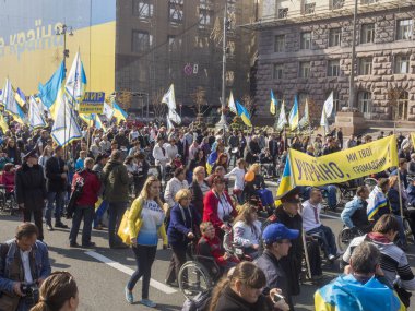 Barış özel ihtiyaçları olan insanlar Mart