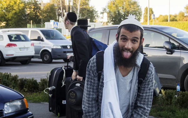 Hasidim Ukrayna ayrılıyor — Stok fotoğraf