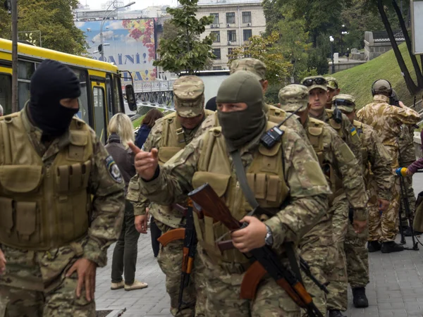 Soldaten van bataljon "sich" — Stockfoto