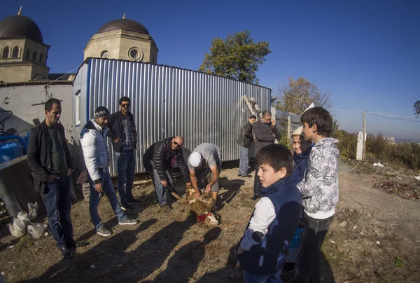 Eid al-Adha en la mezquita de Kiev Ar-Rahma — Foto de Stock