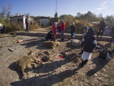 kiev Camii ar-rahma içinde Bayramı