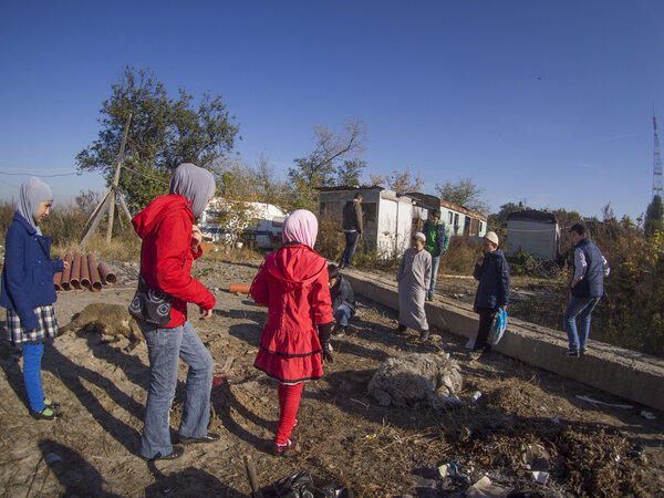 Eid al-Adha in Kiev mosque Ar-Rahma