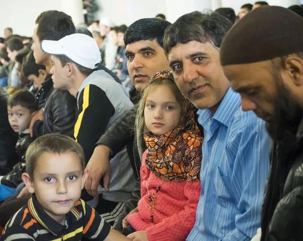 Eid al-Adha in Kiev mosque Ar-Rahma — Stock Photo, Image