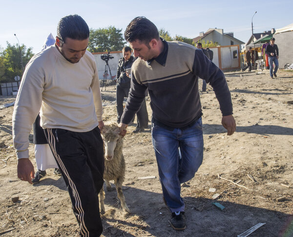 Eid al-Adha in Kiev mosque Ar-Rahma