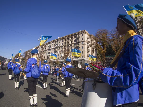 Peace march in Kiev — Stock Photo, Image