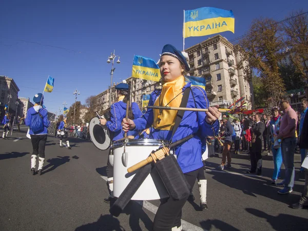 Peace march in Kiev — Stock Photo, Image