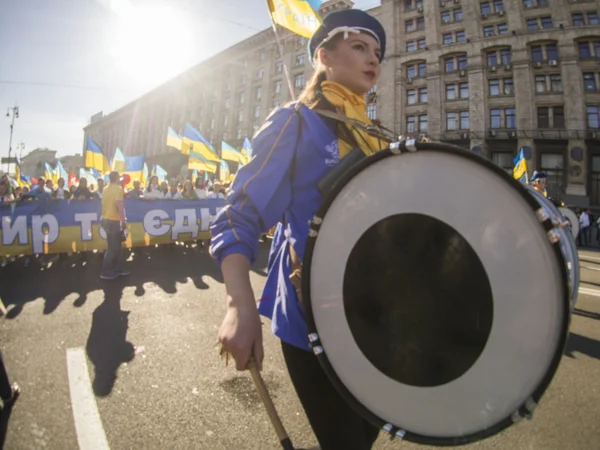 Марш мира в Киеве — стоковое фото