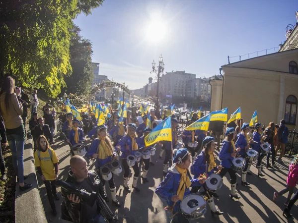 Marcha de paz em Kiev — Fotografia de Stock