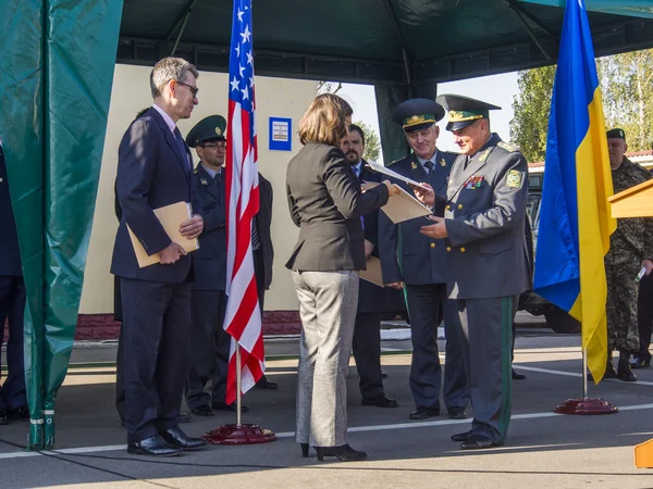 Victoria Nuland exchange protocol — Stockfoto