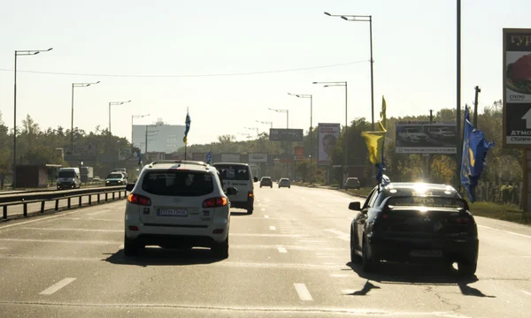 Avtomaydan przyszedł do Petro Poroszenko — Zdjęcie stockowe