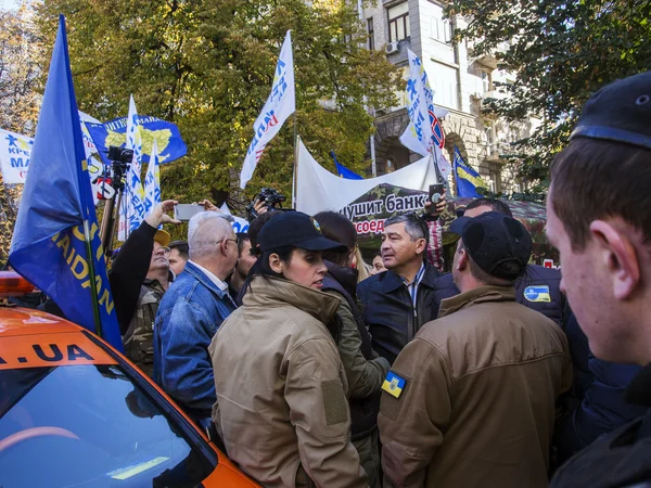 Avtomaydan акції протесту біля адміністрації Президента — стокове фото