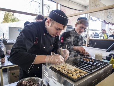 Kiev sokak yemek Festivali