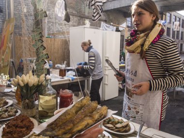 Kiev sokak yemek Festivali