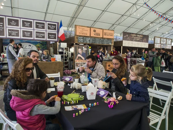 Street food festival a Kiev — Foto Stock