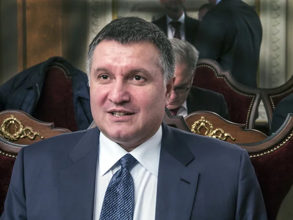 Ministro del Interior Arsen Avakov — Foto de Stock