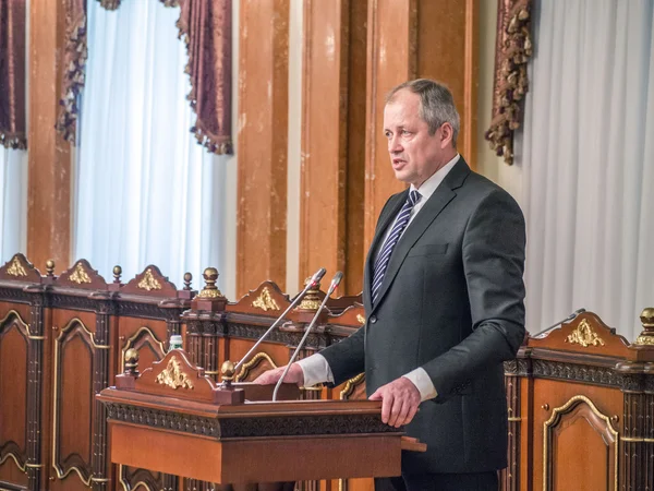 Ordförande i högsta domstolen Yaroslav Romaniuk. — Stockfoto