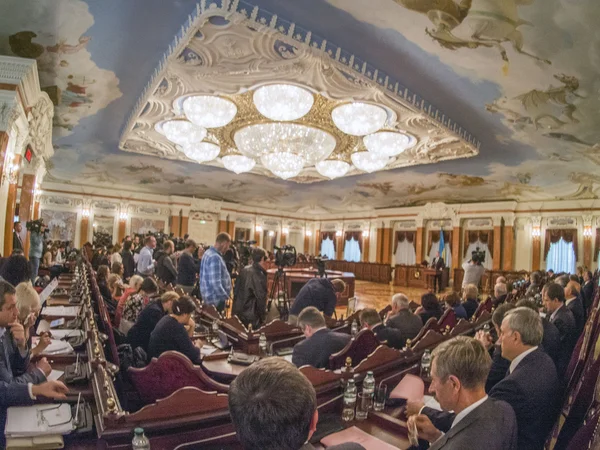 Presidente de la Corte Suprema de Justicia Yaroslav Romaniuk . — Foto de Stock