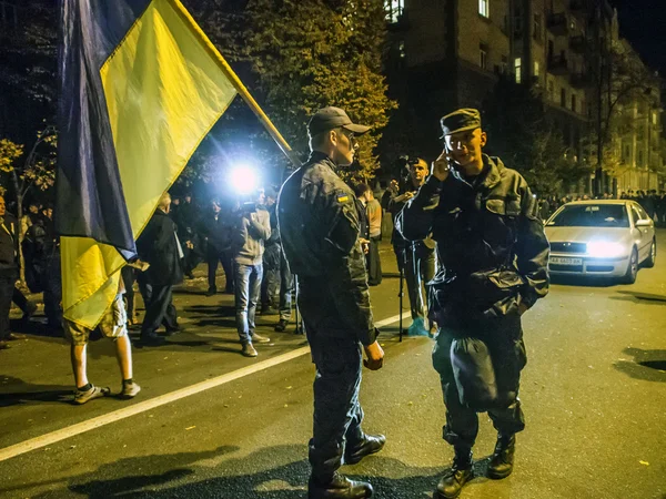 Kundgebung der Nationalgarde — Stockfoto