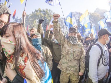 Bozuklukları Verkhovna Rada yakınındaki